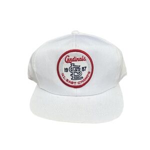 Vintage Twins St Louis Cardinals 1987 NL East Champions Hat NWT